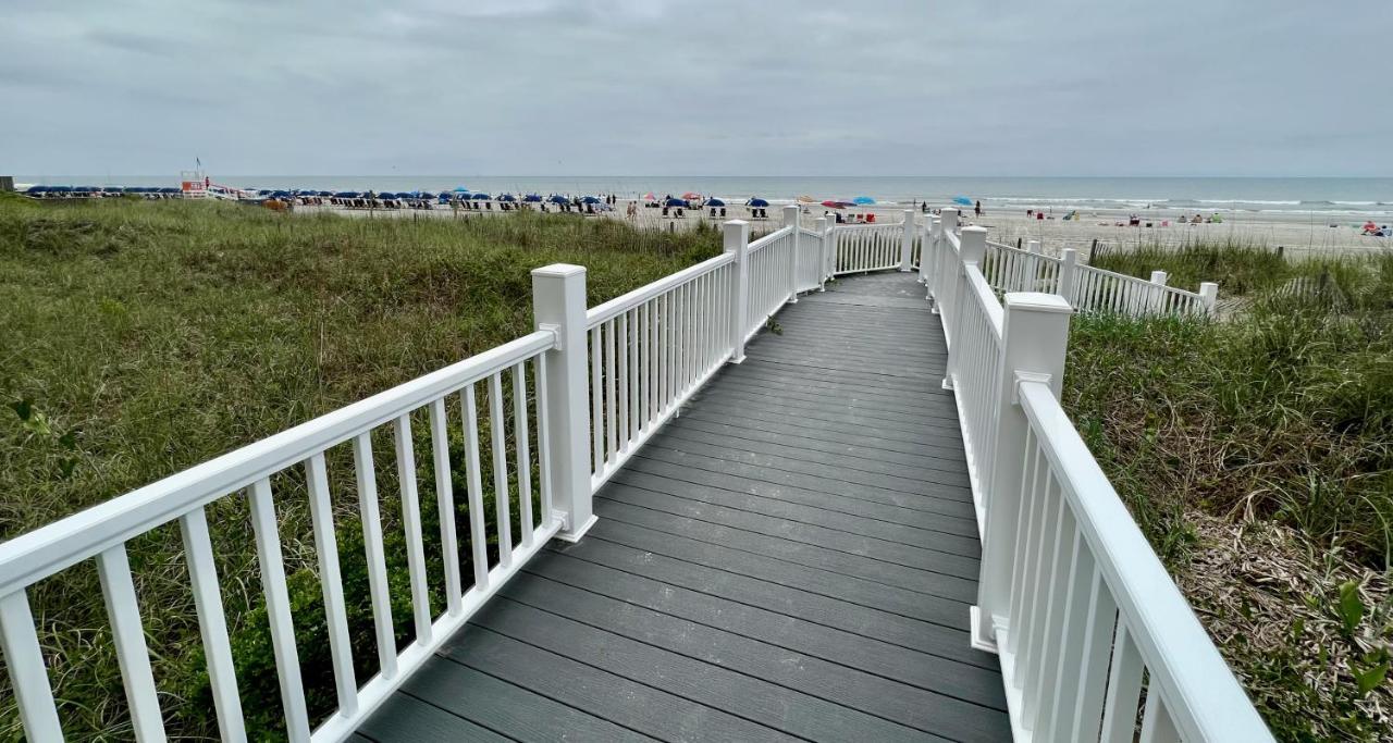 מירטל ביץ' Oceanview Condo With Pool, Hot Tub, Balcony, Right On The Beach מראה חיצוני תמונה